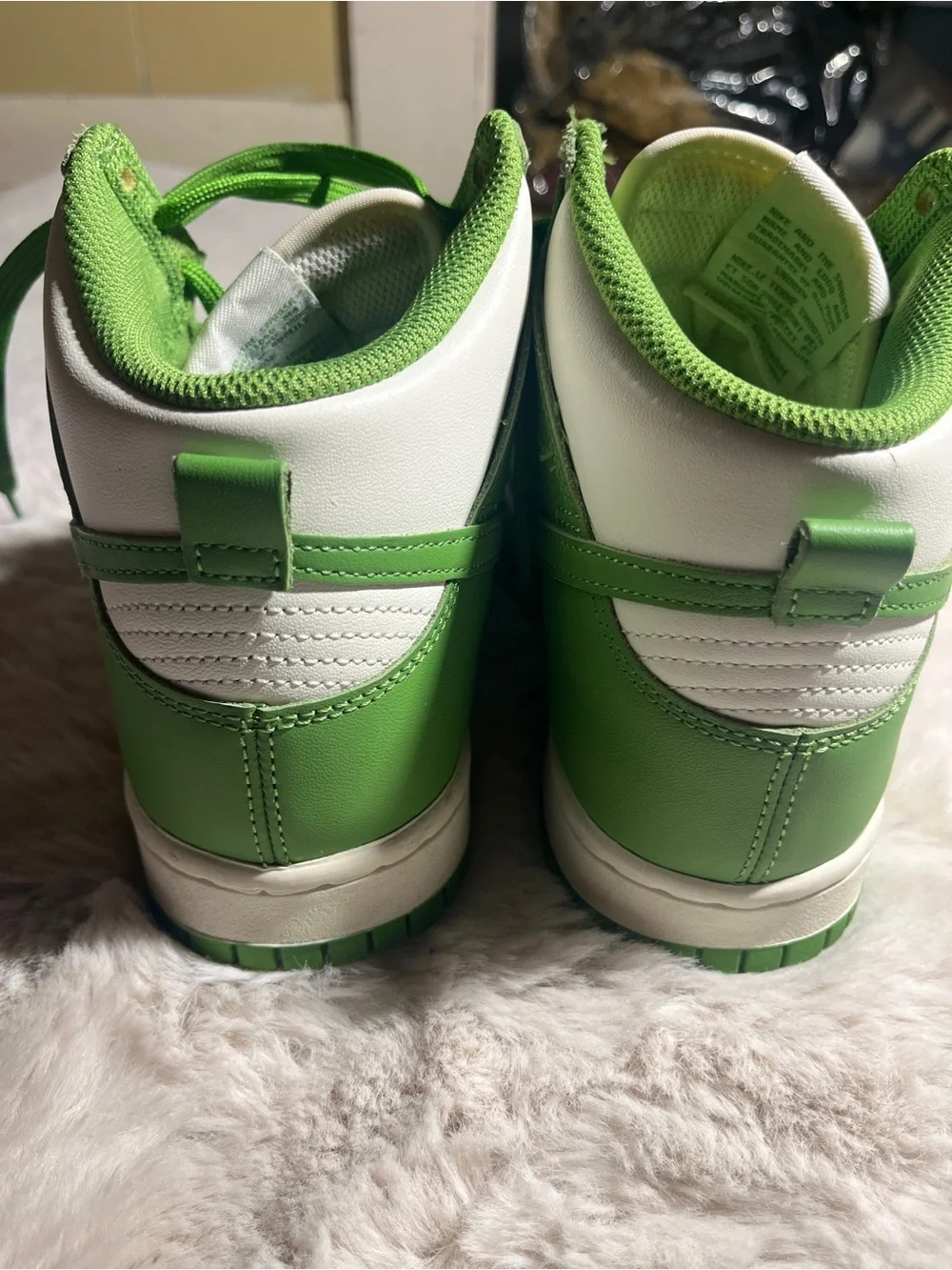 Nike Dunk High Chlorophyll Green Sail Sneakers Women’s 8 DD1869-300
